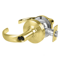 Schlage ND70JD-SPA 606 classroom cylindrical lock, satin brass Sparta lever with FSIC prep, less core