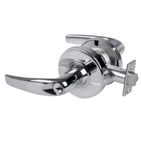 Schlage ND70PD-ATH 625 classroom cylindrical lock with Athens lever, bright chrome keyed lever set