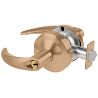 Schlage ND70PD-OME-612 classroom cylindrical lock with Omega lever, satin bronze finish