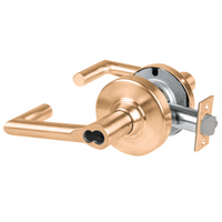 Schlage ND80BD-BRK-612 storeroom cylindrical lock, Boardwalk lever, satin bronze finish, SFIC prep less core