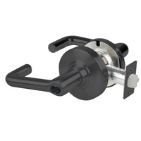 Schlage ND80JD-TLR 622 storeroom cylindrical lock, black tubular lever trim, less core
