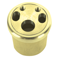 Von Duprin 110MD-NL-605 Nightlatch Cylinder Assembly, Metal Door Prep, For 22/55/88/98/99 Series Devices