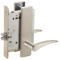 Schlage L9010-12L Passage Latch Mortise Lock, 12 Lever, L Escutcheon