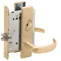 Schlage L9040-17L-L583-363 Bed Bathroom Privacy Mortise Lock, ADA Thumbturn