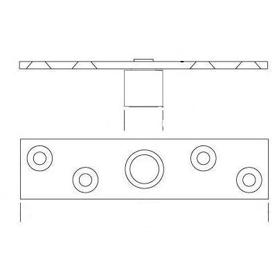 Pemko 106R/97 Roller Guide - 97" Long