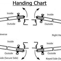 Arrow BM11XH 26D Apartment, Front Door Mortise Lock, X Lever, H Escutcheon, Satin Chrome