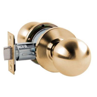 Arrow MK01 BD 10 Passage Cylindrical Lock, Ball Knob, Non-Keyed, T Str