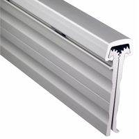 Pemko CFM83 Continuous Geared Hinge Full-Mortise Clear Anodized Fire Rated