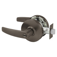 Sargent 10XU65-LB-US10B Cylindrical Privacy/Bathroom Function Lever Lockset