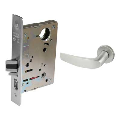 Sargent 8204-LNB-26D Storeroom or Closet Function Mortise Lock, LA Key