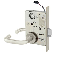 Sargent RX-LC-8204-24V-LNJ Storeroom 24V Electrified Mortise Lock, LN Rose, J Lever, RX Switch, Less Cylinder