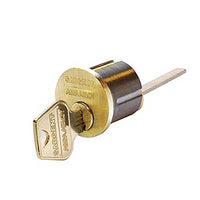 Sargent 34 RE KD Rim Cylinder - RE Keyway, Keyed Different, 6 Pin