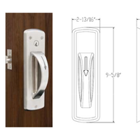 Townsteel CRX-A-86-630, 5-Point Ligature Resistant Storeroom Cylindrical Lock Schlage "C" Keyway, Keyed Random, US32D Satin Stainless Steel