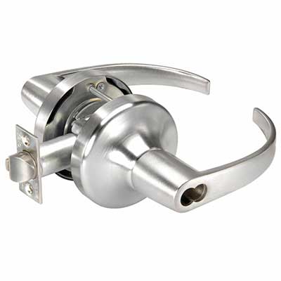 Accentra (Yale) B-PB4707LN 626 Grade 1 Entry Cylindrical Lock, Pacific Beach Lever, B-SFIC Interchangeable Core, Less Cylinder, 626 Satin Chrome Finish