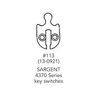 113 Corbin Russwin Clover Cam