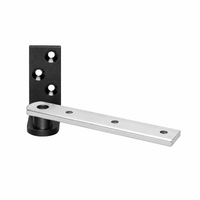 Rixson 127 3/4-LTP Center Hung Side Jamb Attached Pivot, Less Top Pivot, US19-622 Matte Black