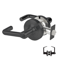 Schlage ND40S-TLR Cylindrical Privacy Lockset, Tubular Lever, Non-Keyed, Grade 1