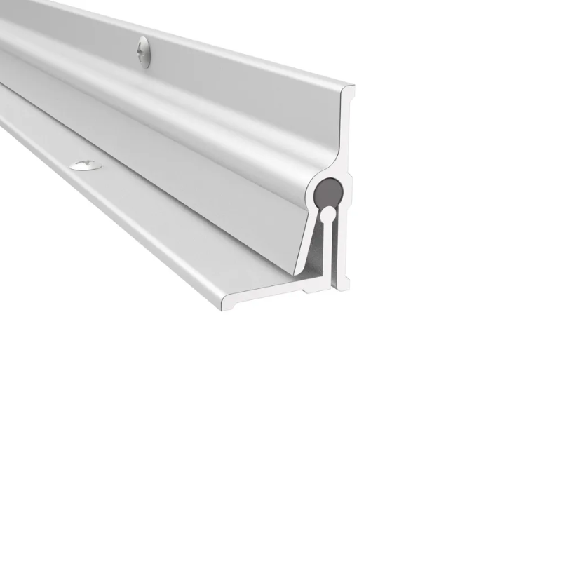 Pemko 335AR Heavy Duty Interlock Perimeter Gasketing Set, One Header and Two Legs, Mill Finish Aluminum