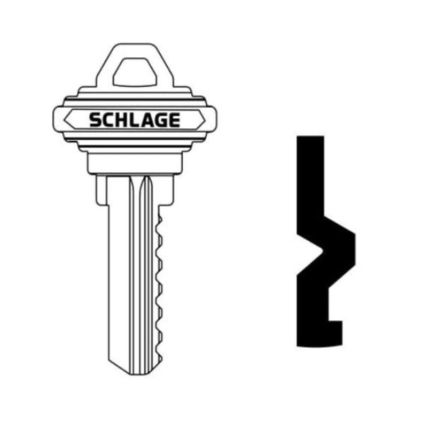 Schlage 35-102-F Emergency Key Blank