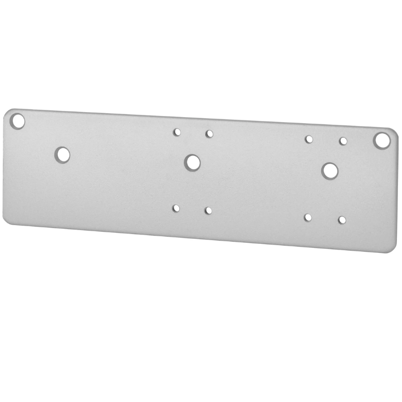 Accentra (Yale) 5800RDP narrow frame drop plate, 689 aluminum finish, regular arm for 5800 Series door closer