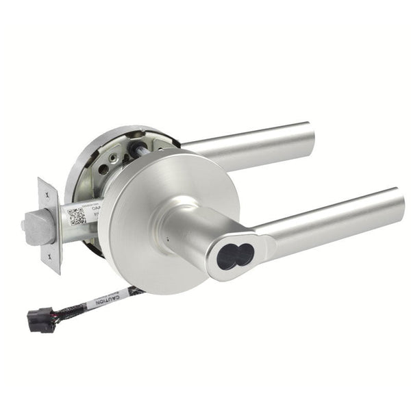 Sargent 60-RX-10XG37-LMB-24V US26D satin chrome classroom cylindrical lock, request to exit, LFIC lever