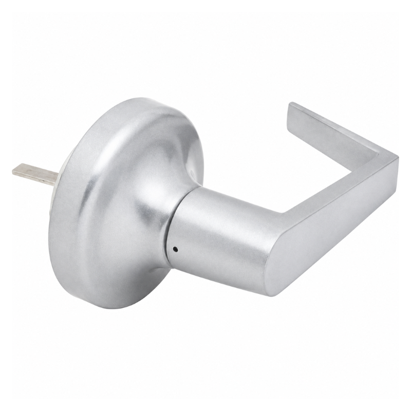 Accentra AU548F-626 Passage Free Wheeling Exit Trim, Augusta Lever, Satin Chrome Finish