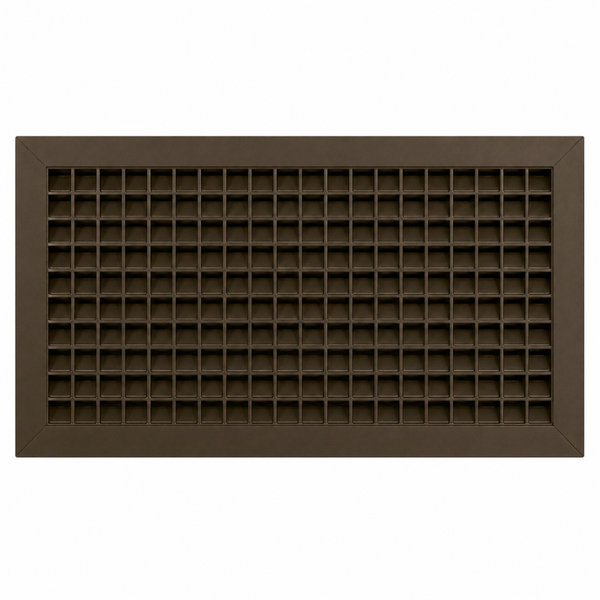 Air Louvers 1900ASG 20x12-BZ Fire Rated Adjustable Security Door Louver With Security Grille