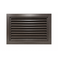 Air Louvers 800A1-BZ Metal Door Louver with Inverted "Y" Blades Self-attaching, Powder Coat Bronze Finish