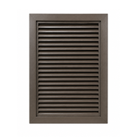 Air Louvers 800A1-BZ Metal Door Louver with Inverted "Y" Blades Self-attaching, Powder Coat Bronze Finish