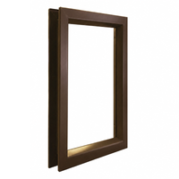 Air Louvers VLFEZ Beveled Vision Lite For 3/16'' to 1/4'' Glass, Self-Attaching, Bronze Material