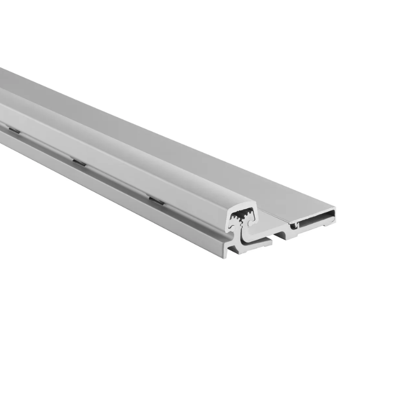 Pemko CFS12-HD1-M PemKonnect Modular Continuous Geared Hinge Extension, Heavy Duty Full Surface, 12" Length, Clear Aluminum