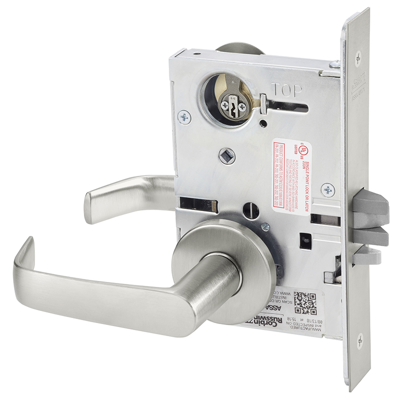 Corbin Russwin ML2055-NSA Classroom Mortise Lock, Newport Lever, A Rose