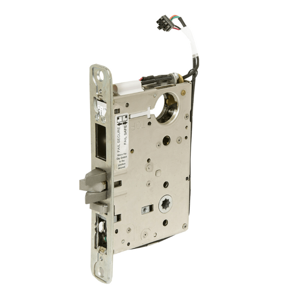 Corbin Russwin ML20932-LL-626-SEC-M91 Fail Secure Electrified Mortise Lock Body Only, Both Grip Locked When Not Energized, Double Cylinder Override, Satin Chrome Finish