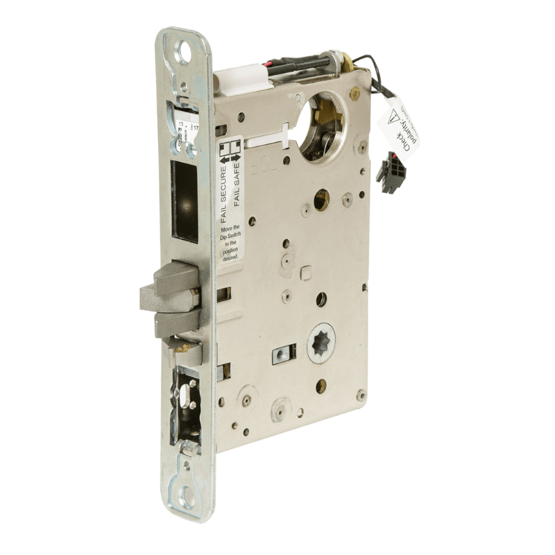 Corbin Russwin ML20932-LL-626-SEC Fail Secure Electrified Mortise Lock Body Only, Both Grip Locked when Not Energized, Double Cylinder Override, Satin Chrome Finish
