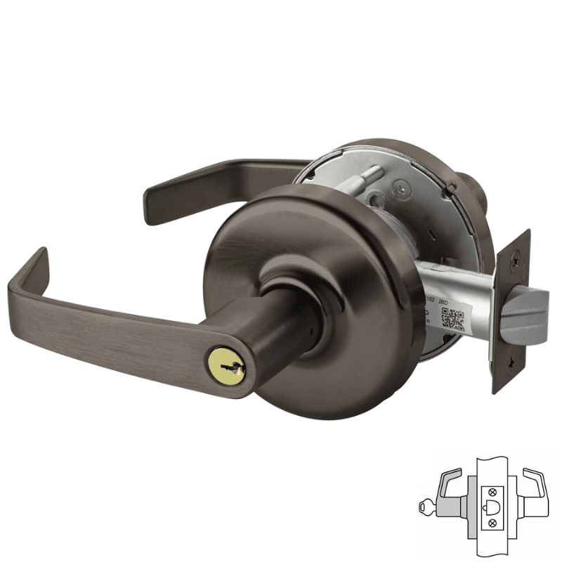 Corbin Russwin CLX3357-NZD Cylindrical Lock, Storeroom or Closet Funct