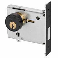 Corbin Russwin DL4113-L4-KR mortise deadlock, single cylinder, US10B oil-rubbed bronze faceplate