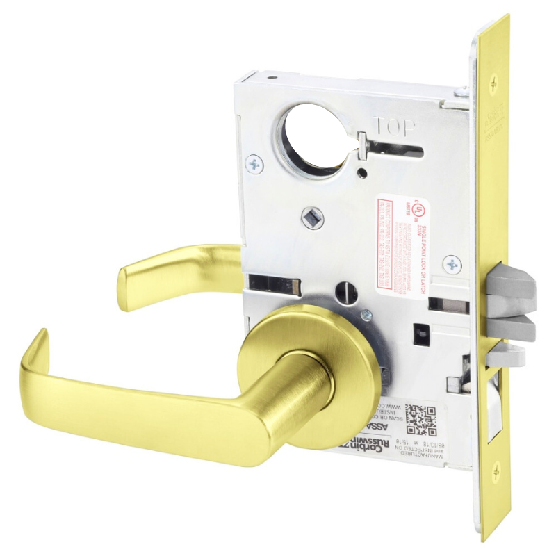 Corbin Russwin ML2051-NSA-LC Entrance or Office Mortise Lock, Newport