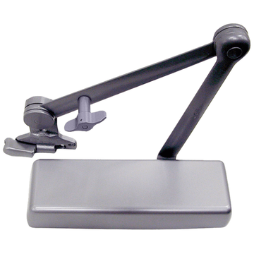 LCN 4040XP-SHCUSH-TBSRT surface door closer with Cush-N-Stop arm, aluminum 689 finish
