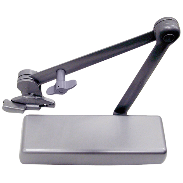 LCN 4040XP-SHCUSH-TBSRT surface door closer with Cush-N-Stop arm, aluminum 689 finish