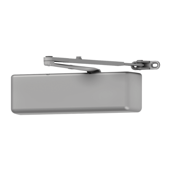 LCN 4041DEL-REG heavy-duty surface door closer, delayed action, regular arm, 689 aluminum finish