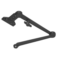 LCN 4110-3049CNS-693 black hold open Cush-N-Stop arm for 4110 Series door closer, non-handed