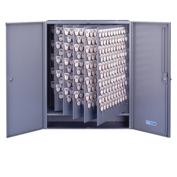 Lund 1802 Wall Model Key Cabinet, 700 Standard Key Capacity-Deluxe Cabinet, Two Tag Key System