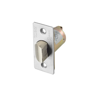 Accentra (Yale) MCP238 plain latchbolt, satin chrome square front, 2-3/8" backset, 1" front