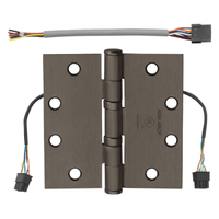McKinney TA2714-4-1/2x4-1/2-CC8 Electrified Full Mortise Standard Weight Bearing Hinge, [8] Wires With Concealed Circuit