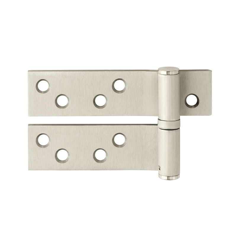 McKinney 8540-4-US15-LH Reinforcing Hinge, Left Handed, 619 Satin Nickel Plated, Clear Coated Finish
