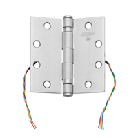 McKinney MPB79-4-1/2x4-1/2-CC8 Electrified Full Mortise MacPro Heavy Weight Ball Bearing Hinge, [8] Wires With Concealed Circuit