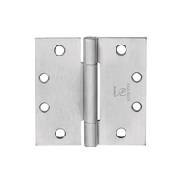 McKinney TA714-4-1/2x4 Full Mortise Standard Weight Concealed Bearing Hinge, Three Knuckle - US26D-626 Satin Chrome