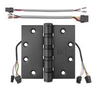 McKinney T4A3786-QC12 5" x 4 1/2" ElectroLynx Electric Hinge - BSP Black Suede Powder Coat