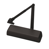 Norton 410X-TPH cast iron door closer, 690 dark bronze finish, tri-packed mounting with hold-open arm
