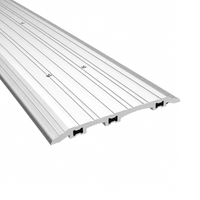 Pemko 1718A Modular Heavy Duty Saddle Threshold, With Fasteners, Mill Finish Aluminum